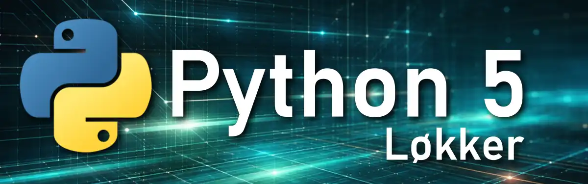 Header image for Python 5 - Løkker