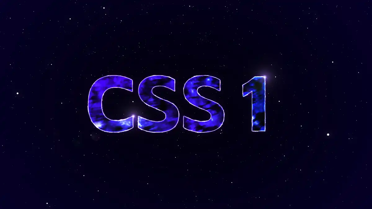 Header image for CSS 1