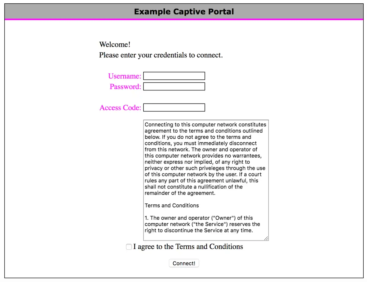 Captive Portal